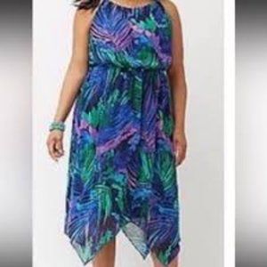 - Lane Bryant Sleeveless Floral Dress- Size‎ 18/20- EUC